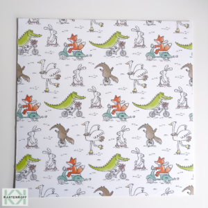 Designerpapier 12" x 12" - Party im Zoo, neu & OVP