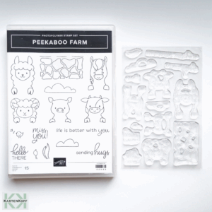 Stempelset - Peekaboo Farm, neu