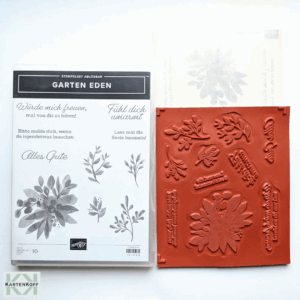 Stempelset - Garten Eden, neu