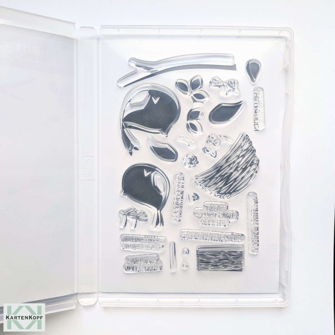 Stempelset - Gut Gezwitschert, unbenutzt, nur nicht mehr in der Folie – Bild 2