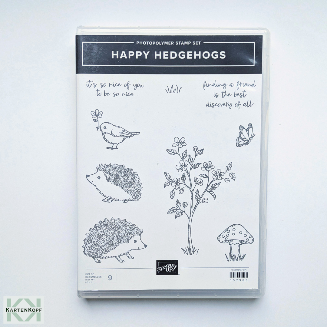 Stempelset - Happy Hedgehogs, unbenutzt, nur nicht mehr in der Folie