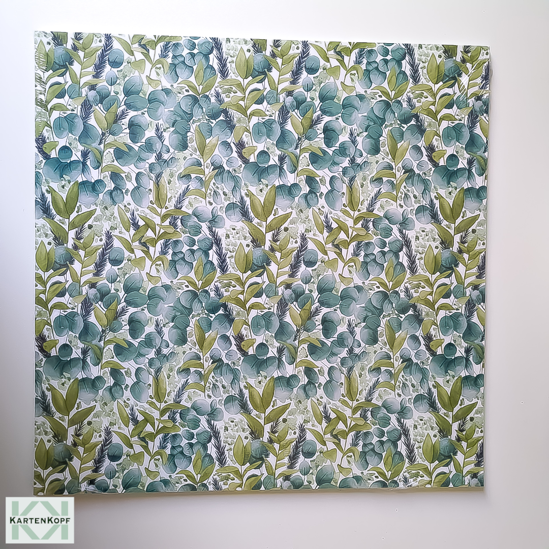 Designerpapier 12" x 12" - Ewiges Grün, neu & OVP