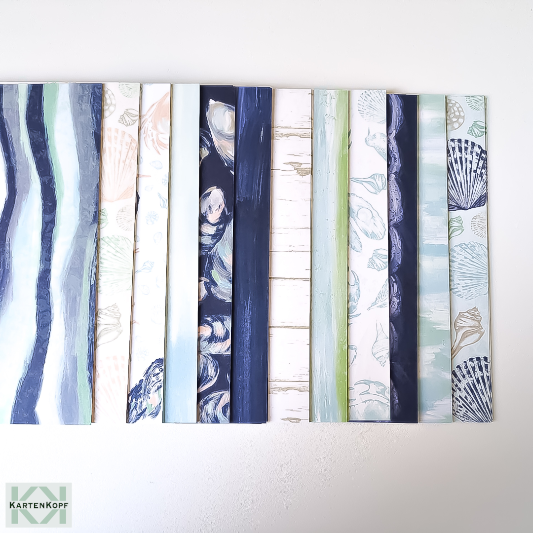 Besonderes Designerpapier 6" x 6" - Bezaubernde Bucht, neu & OVP – Bild 3